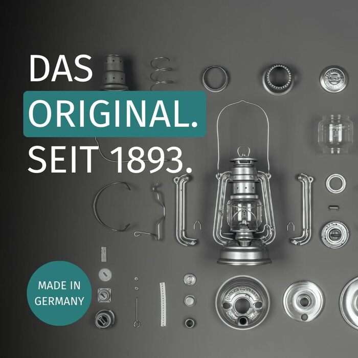 Ліхтар Feuerhand Storm Baby Special 276 Rose - Для саду, кемпінгу та балкону - традиційна гасова лампа - з часом горіння 20 годин - Зроблено в Німеччині