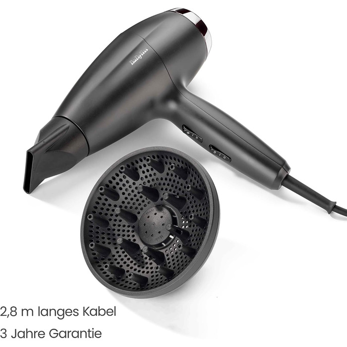 Професійний фен BaByliss Digital Dry Pro, 2000 Вт, чорний