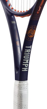 Тенісна ракетка Wilson Unisex для дорослих Roland-Garros Triumph 4-3/8&39 (3) темно-синя / біла