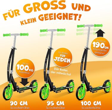 Самокат KESSER Самокат Дитячий самокат Самокат Міський самокат Самокат Kick самокат Самокат Kick самокат 1st Spider (зелений)