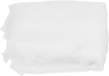 Дихаюча москітна сітка SIXRUN з гарною повітропроникністю для комфортного сну, для дитячої кімнати, біла, 1,6 x 4,2 м, з дверцятами для малюків-одинаків