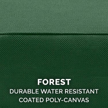 Ортопедичне ліжко для собак Furhaven XL, водостійке, для використання в приміщенні/на вулиці, з логотипом, Oxford Polycanvas, зі знімним чохлом, що прається - Forest, Jumbo (X-Large Д 102 x Ш 81 x В 10 см Forest)