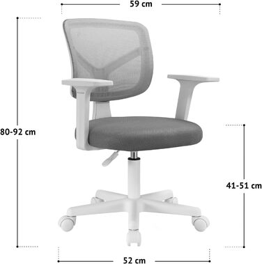 Дитяче офісне крісло SVITA Joy, регульоване по висоті, обертове крісло з колесами, фіолетове