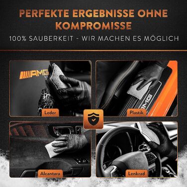 Набір засобів для чищення салону автомобіля - Преміум активний пінний засіб для чищення салону Універсальний засіб для чищення авт