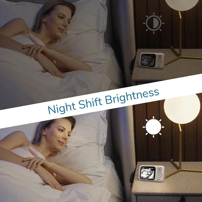 Відеоняня з камерою, відеоняня з камерою 3,2&39&39 відеоняня, камера та аудіоняня з масштабуванням, функція VOX, функція внутрішнь