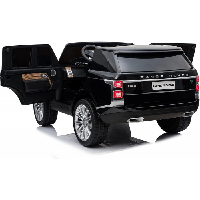 Дитячий електромобіль Range Rover Vogue чотириколісний шкіряне сидіння дитячий автомобіль 4X4, MP4 2-місний чорний