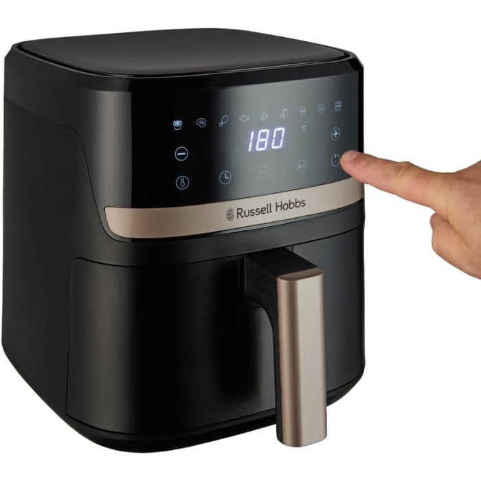 Аерофритюрниця Russell Hobbs Satisfry Rapid Air Fryer, 4,3 л, чорна