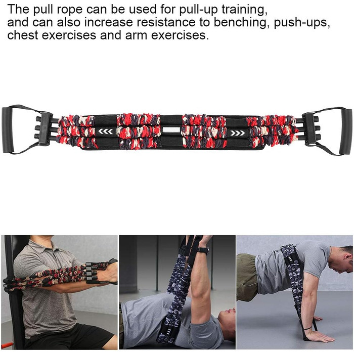 Лавка для еспандера для грудей, віджимання, жим від грудей, фітнес-обладнання для ефективного тренування м&39язів грудей, ротація