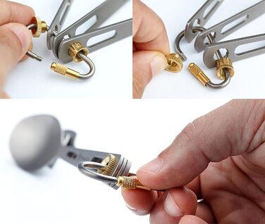 Набір титанових столових приборів, міцний, надлегкий, здоровий та екологічно чистий, набір з 3/4/5 предметів з паличками для їжі, ножем, виделкою, ложкою та соломинкою, для дому/подорожей/кемпінгу, у практичному тканинному чохлі, набір столових приборів з