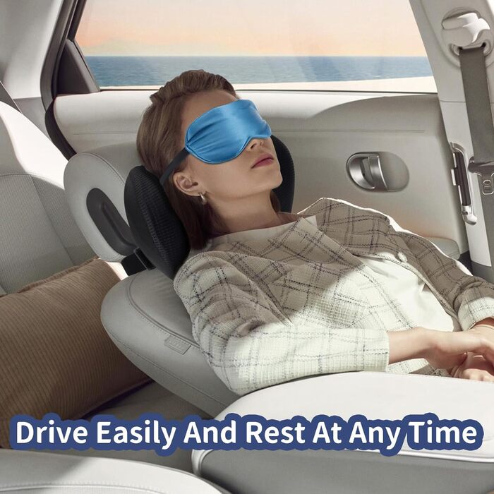 Подушка для підголівника автомобіля, зручна подушка для підголівника для автомобілів, 100 піна з ефектом пам&39яті, подушка для шиї автомобіля для керування автомобілем, універсальна посадка, дорожня подушка для знеболення під час керування автомобілем, 2