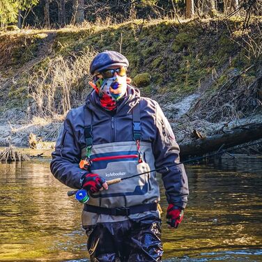 Чоловічі рибальські вейдерси Kylebooker, дихаючий одяг для риболовлі, вейдерси для нахлистової риболовлі на ногу та груди, доступні дихаючі водонепроникні рибальські вейдерси KB004 L оливково-зелені