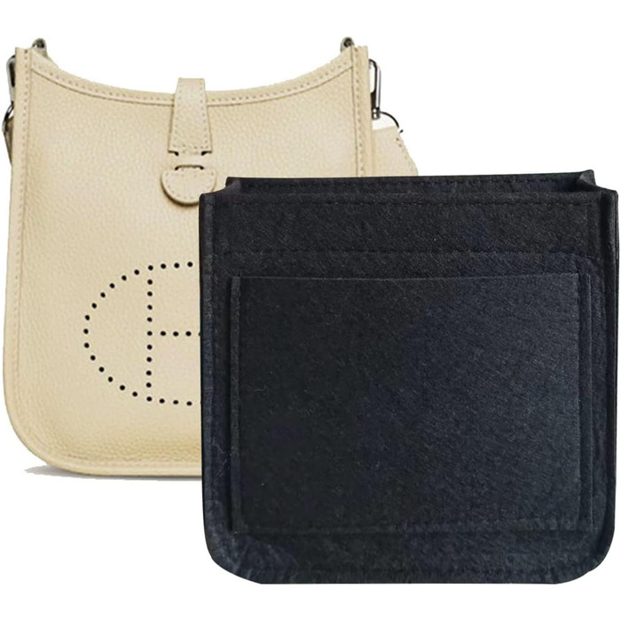 Фетровий органайзер Lckaey для сумки Hermes Evelyne III TPM PM GM вставка для сумки mini 16 29 33 органайзер для гаманця Y003 Blac