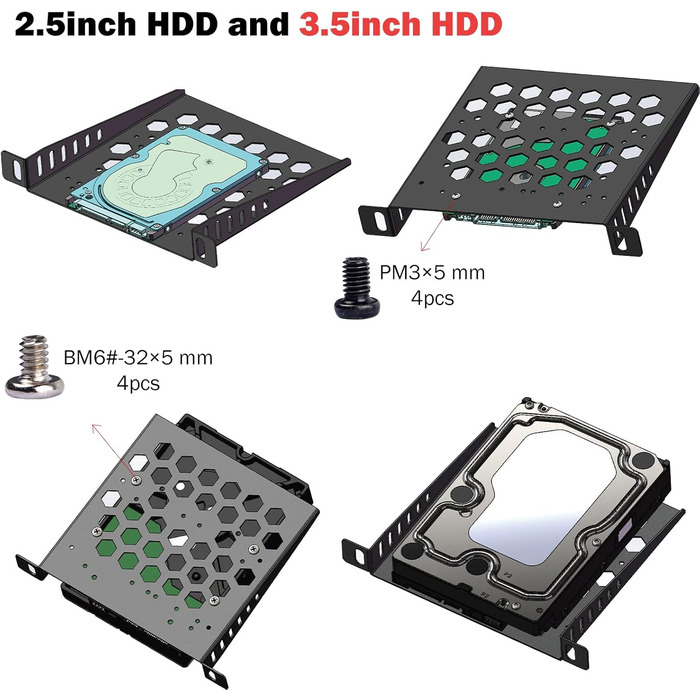 Міні-серверна шафа GeeekPi DeskPi RackMate TT для міні-ПК, міні-стійка глибиною 200 мм, включаючи 2 полиці-вставки по 0,5U, для NAS, AV та мережевих технологій (чорна)