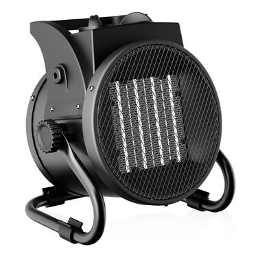 Керамічний обігрівач Wiltec потужністю 3 кВт, 3000 Вт з термостатом, вентилятор площею 40 м, 3 рівні потужності