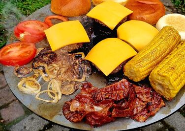 Піч-ракета Fire World з грилем 5 мм, система підключення до мережі, виготовлена з міцної сталі товщиною 3 мм, чаша для вогню, барбекю, дров&39яна піч-ракета, кемпінг, кемпінгова плита, кемпінговий гриль. Зроблено в Німеччині.