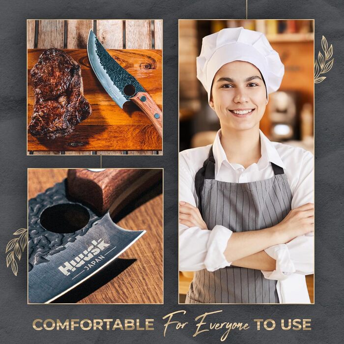 Кухонний ніж Huusk - ідеально підходить для нарізки та подрібнення Ніж Japan Original Sharp, японський ніж для дому