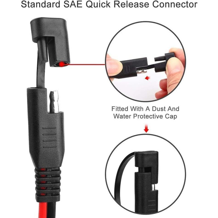 Подовжувач kuncan SAE до SAE Шнур постійного струму Кабель швидкого підключення SAE