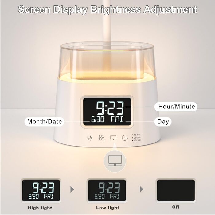 Дитяча настільна лампа EMOBACO, світлодіодна настільна лампа з RGB-підсвічуванням.