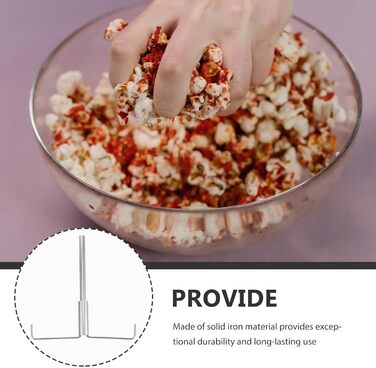 Комплект Запасні частини машини для попкорну Попкорн Кулька для попкорну Мішалки Заміна інструменту для видалення попкорну Аксесуари для машини для попкорну Стикове з'єднання Кришка каструлі Залізо, 1