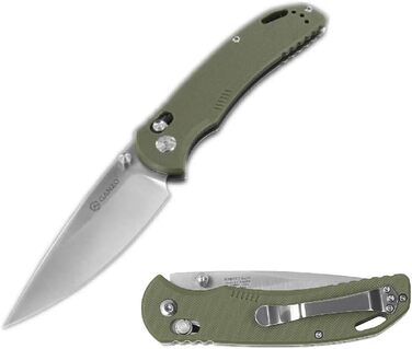 Ніж Ganzo G7531 Колір рукоятки зелений - Довжина клинка 8.9 см - Механізм замикання G-Lock - Сталь клинка нержавіюча сталь 440C