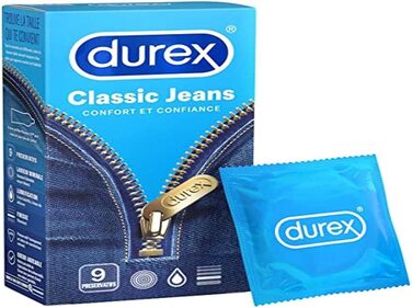 Презервативи Durex Classic Jeans комфорт і впевненість 9 презервативів