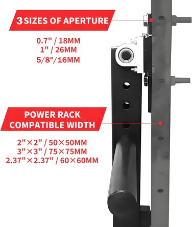 Тренажер для розгинання та згинання ніг для силової рами, насадка для розгинання ніг для домашнього тренажерного залу, насадка для згинання ніг для тренажерів, отвір 26 мм