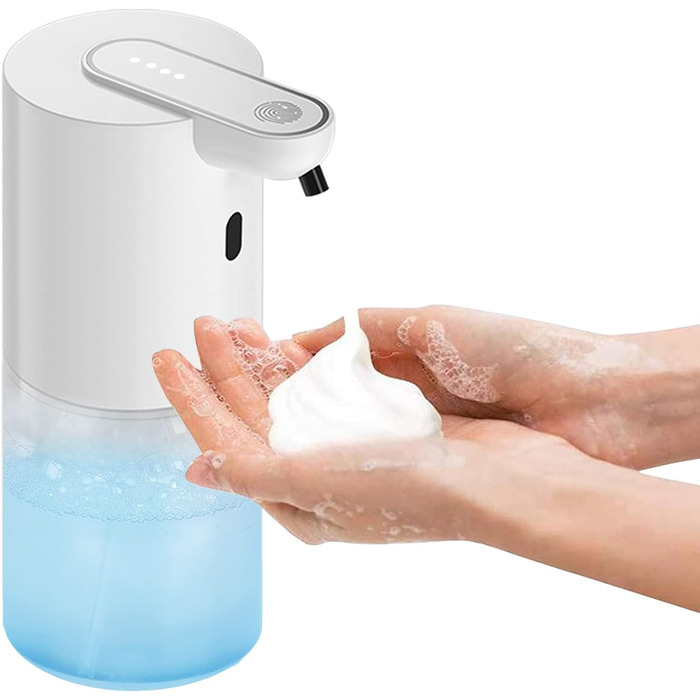 Автоматичний дозатор мила, настінний електричний безконтактний сенсорний дозатор мила HOHAOO 400 мл для кухні, офісу, школи, готел
