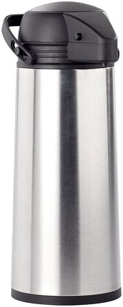 Кавоварка Rosenstein & Shne Pump Pot 1 літр Вакуумна ізольована кавоварка з нержавіючої сталі, 1,9 літра (кавоварка з помпою, термос з помпою, ізольована кружка) 1900 мл