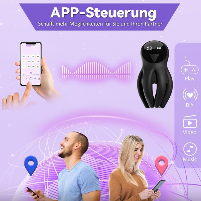 Електричний мастурбатор для чоловіків - секс-іграшка для чоловіків з 10 різними режимами вібрації для стимуляції головки статевого члена та збільшення витривалості, потужніший вібратор для пеніса