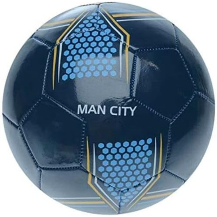 Футбольний м'яч Sutton Sports Manchester City Velocity, розмір 5, синій