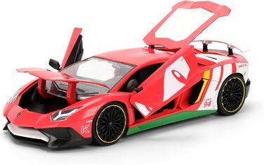 Іграшковий набір Jada Toys Sonic Lamborghini Aventador SV (19 см) та фігурка Наклз (7 см) металева модель авто з відкриваючими деталями для дітей від 8 років