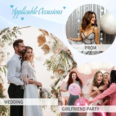 Підвязка GOZINA Blue WeddingПодарунок для нареченоїВесільні підвязки для наречених Біла мереживна підвязка Синій бант Аксесуари для нареченої для вечірки, заручин, весільного вечора (синьо-білий)