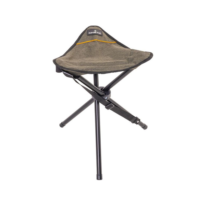 Кінетичне складне крісло-штатив, довжина 63 см, сталева конструкція, складне, для рибалок та мисливців, штатив, мисливське сидіння, табурет, рибальський табурет