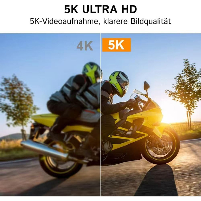 Підводна камера Matrodive 5k Ultra HD - Опануйте техніки глибоководної зйомки. Екшн-камера із сенсорним екраном C1-5K - Ідеально підходить для екстремальних видів спорту та пригод. 6*4*2 см Чорний колір