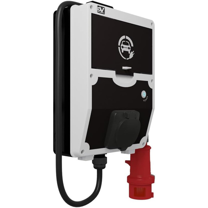Мобільна настінна зарядна станція Doktorvolt 11kw тип 2 зарядний пристрій для електромобілів e-car CEE штекер 16A