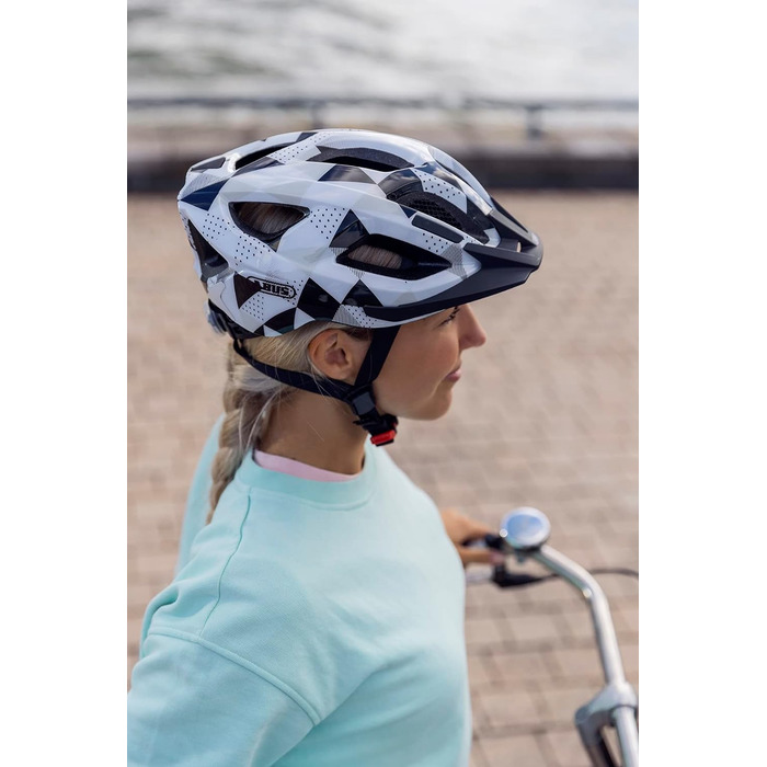 Міський шолом ABUS Aduro 2.0 - універсальний велосипедний шолом з підсвічуванням - у спортивному дизайні для міського руху - для ч