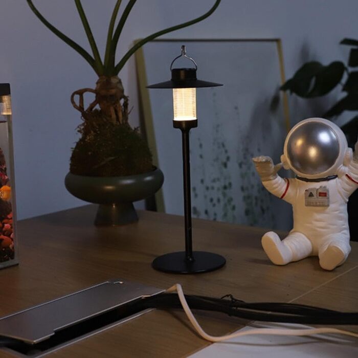 Портативний ліхтар для кемпінгу на відкритому повітрі з USB-акумулятором та світлодіодним ліхтарем для намету, саду та використання в приміщенні - довговічний підвісний світильник з регульованою яскравістю