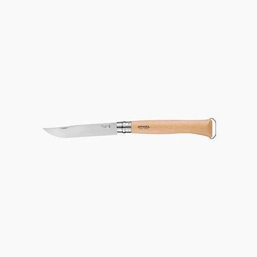 Набір для барбекю та гриля Opinel XL-щипці, складаний ніж 12 B з насадкою-лопаткою, нержавіюча сталь та бук, 10000441