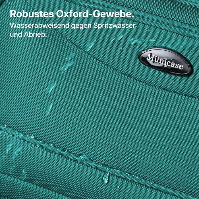 Розширюваний валізу з передніми кишенями, збільшений об'єм на 15, TSA-замок, подвійні колеса, що обертаються на 360, та прихований адресний ярлик (Бірюзовий, XL (79 см) розширюваний)