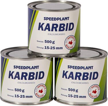 Твердосплавний сплав 1,5 кг (3 шт. 500г) - Твердосплавний карбід Carbite Твердосплавні великі тверді камені зернистість 15-25мм - 3 банки