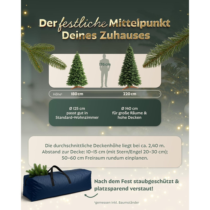 Штучна ялинка преміум-класу 180 см Håvn