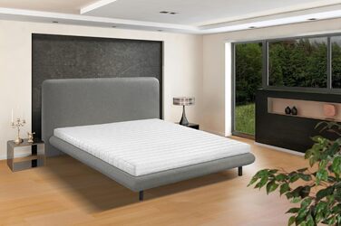 Матрац Bodyprotect Comfort Line з холодної піни 90x190 см, ортопедичний матрац, рівень жорсткості H2 (від м&39якої до середньої жорсткості), сертифікований Oeko-Tex, ергономічний матрац з піни, висота 10 см, виготовлено в ЄС, 90 x 190 см, рівень жорсткост