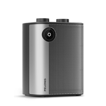 Керамічний міні-вентилятор PELONIS 2000 Вт, 2 режими швидкого нагрівання, 3 режими нагріву вентилятор, тихий настільний обігрівач із захистом від перегріву та перекидання для офісу, столу та домашнього офісу 25A Чорний 25a