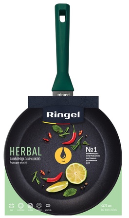 Сковорода RINGEL Herbal сковорода глибока 26 см (6806844)