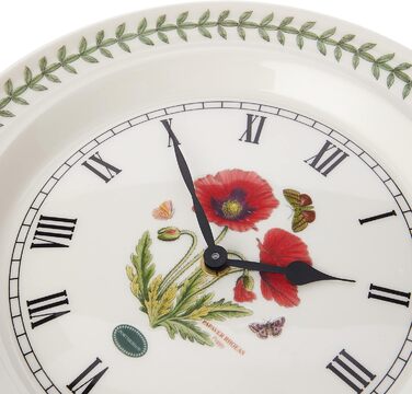 Настінний годинник Portmeirion Botanic Garden Poppy, багатоколірний (25,4 x 25,4 см)