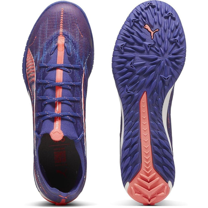 Футбольні черевики PUMA Unisex Ultra 5 Pro Cage 44.5 EU Lapis Lazuli Puma White Sunset Glow