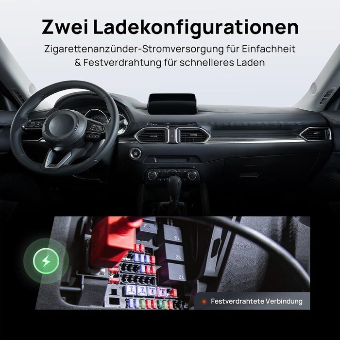 Акумуляторний блок для відеореєстратора BL96NNX 70 мАй, резервне живлення LiFePO4 ємністю 96 Втгод з функцією паркування до 30 годин, захист від зниження напруги, вихід XT30USB-C, 7-ступінчастий захист BMS (зарядка блоку запобіжників)