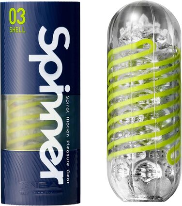 Мастурбатор TENGA Spinner для чоловіків, багаторазовий, зелений