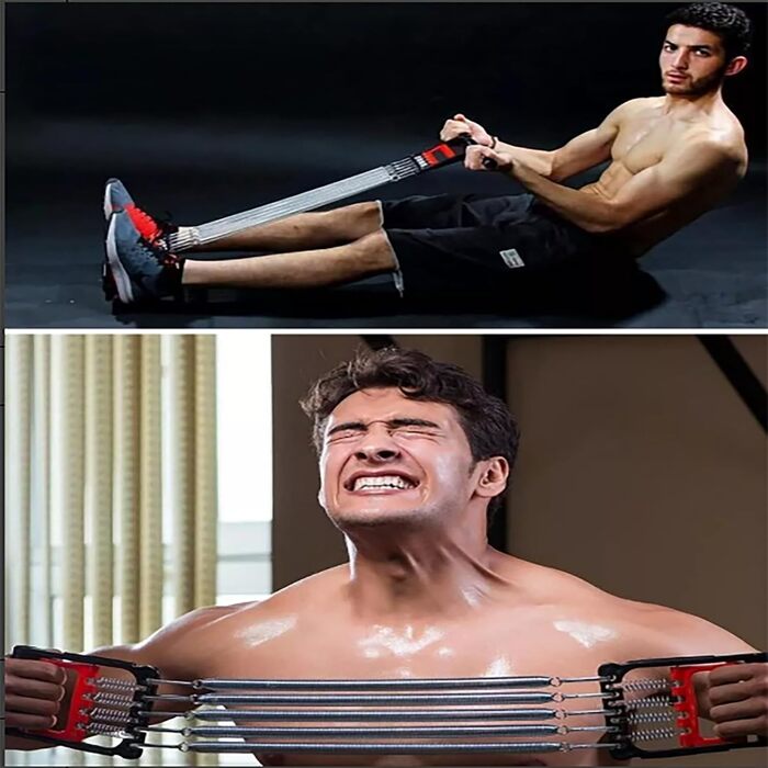 Трифункціональний еспандер для грудей, багатофункціональне обладнання 3 в 1, тренажер для розширення грудей, пружинний розвиваючий пристрій для тренування м&39язів у домашньому фітнесі, знімний