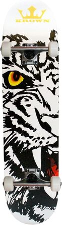 Скейтборд Krown Rookie Animal - якість в стилі Pro - 7-шарова дека з клена, алюмінієві вантажні колеса, уретанові колеса, прецизій